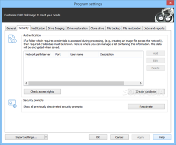 O&O DiskImage Server Edition screenshot 17