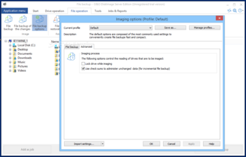 O&O DiskImage Server Edition screenshot 5