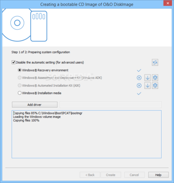 O&O DiskImage Server Edition screenshot 9