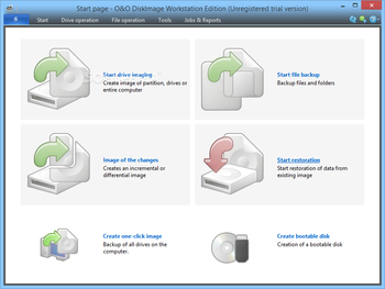 O&O DiskImage Workstation Edition screenshot