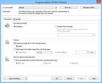 O&O DiskImage Workstation Edition screenshot 16