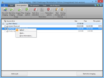 O&O DiskImage Workstation Edition screenshot 2