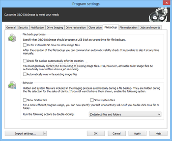 O&O DiskImage Workstation Edition screenshot 27