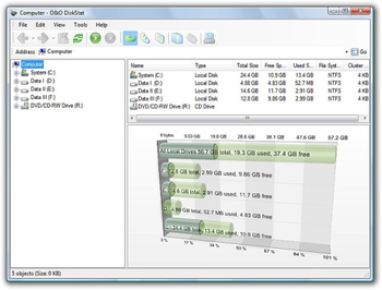 O&O DiskStat Server Edition  screenshot