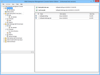 O&O Enterprise Management Console screenshot