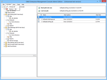 O&O Enterprise Management Console screenshot 7