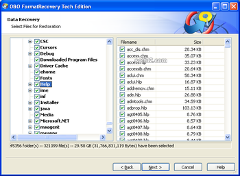 O&O FormatRecovery screenshot 3