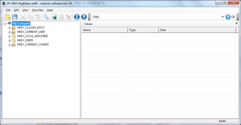 O&O RegEditor screenshot