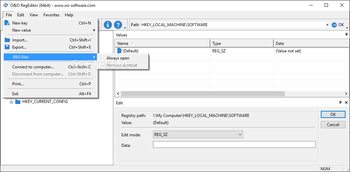 O&O RegEditor screenshot 3