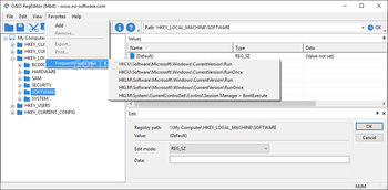 O&O RegEditor screenshot 5