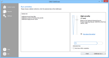 O&O SafeErase Professional screenshot 10