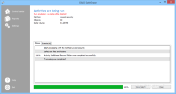 O&O SafeErase Professional screenshot 4