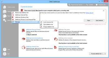 O&O SafeErase Workstation screenshot 8