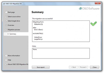 O&O SSD Migration Kit screenshot 6