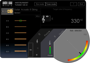 OOBOX Guitar Tuner screenshot 2