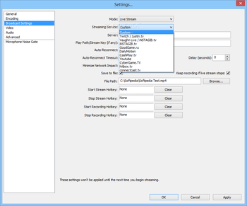 Open Broadcaster Software screenshot 14