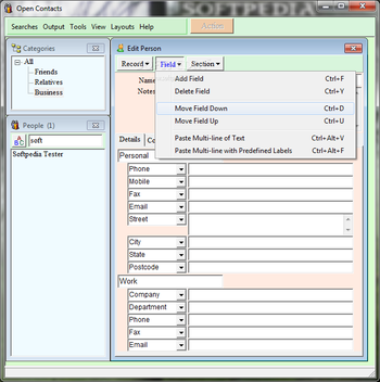 Open Contacts screenshot 3