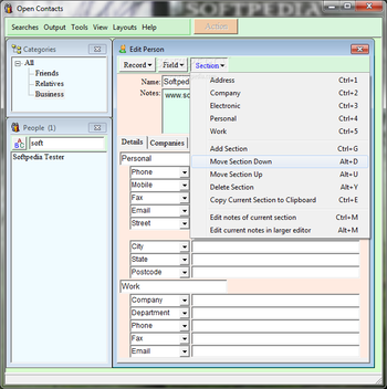 Open Contacts screenshot 4
