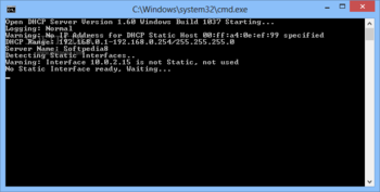 Open DHCP Server screenshot