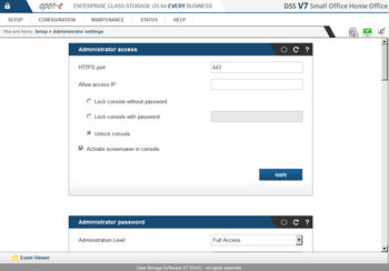 Open-E Data Storage Software Small Office Home Office screenshot 12