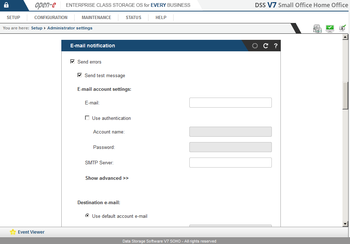 Open-E Data Storage Software Small Office Home Office screenshot 14