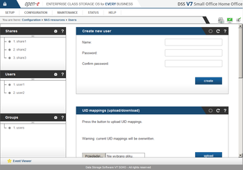 Open-E Data Storage Software Small Office Home Office screenshot 5