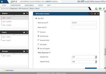 Open-E Data Storage Software Small Office Home Office screenshot 7