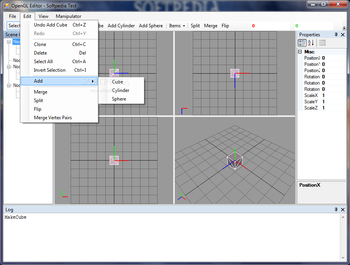 Open GL Editor screenshot 2