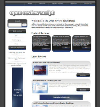 Open Review Script screenshot