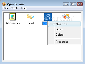 Open Sesame screenshot 2