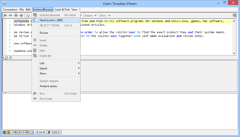 Open Teradata Viewer screenshot 5
