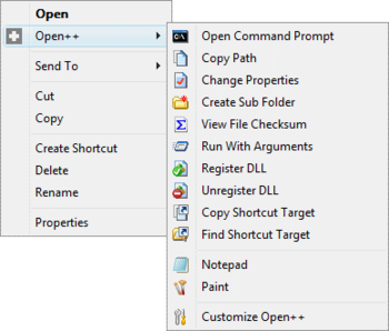 Open++ screenshot