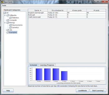 OpenCards screenshot