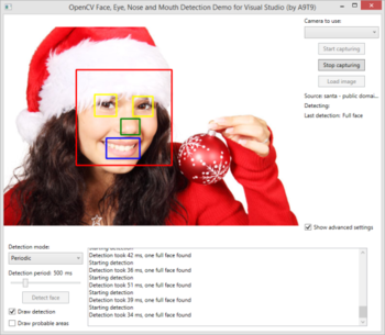 OpenCV Face  screenshot