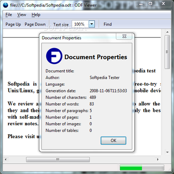 OpenDocument Viewer screenshot 3