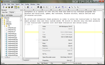 OpenEditor screenshot 2