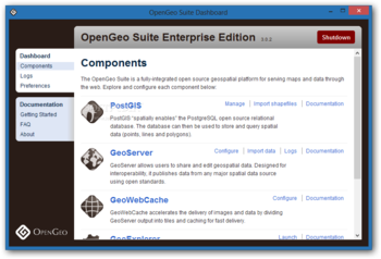 OpenGeo Suite Enterprise Edition screenshot 2