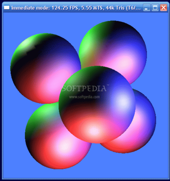 OpenGL Geometry Benchmark screenshot 2