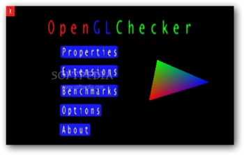 OpenGLChecker screenshot