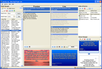 OpenLP screenshot