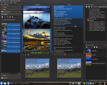 OpenLP screenshot 3