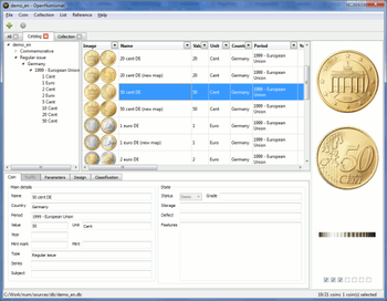 OpenNumismat screenshot