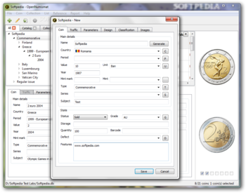 OpenNumismat screenshot 2