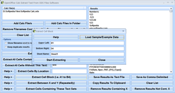 OpenOffice Calc Extract Text From ODS Files Software screenshot 2