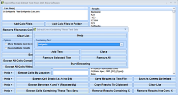 OpenOffice Calc Extract Text From ODS Files Software screenshot 4