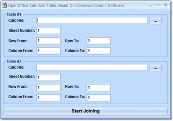 OpenOffice Calc Join Table Based On Common Column Software screenshot