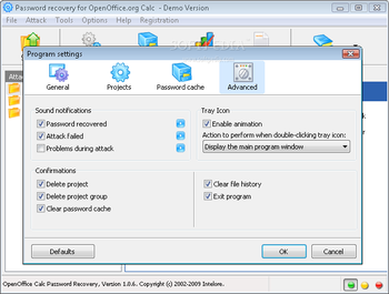 OpenOffice Calc Password Recovery screenshot 5