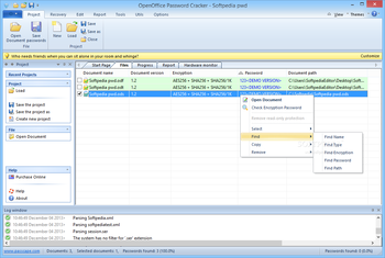 OpenOffice Password Cracker screenshot 2