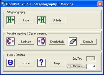 OpenPuff Steganography & Watermarking screenshot 2