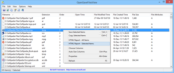 OpenSaveFilesView screenshot